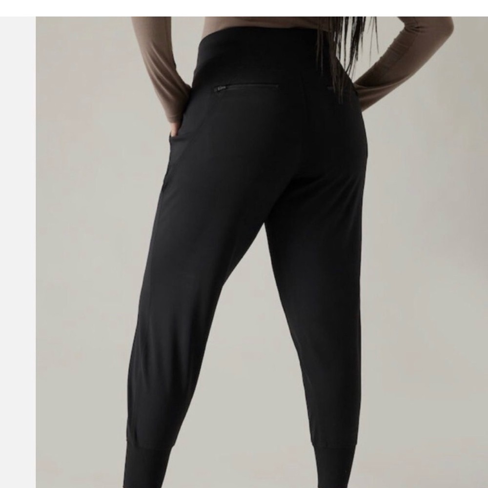 ATHLETA Venice Moto Jogger black Sz Medium - Picture 2 of 8